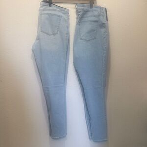 Isabel Maternity Light Blue Women's Jeans 2 Pairs, Size 12